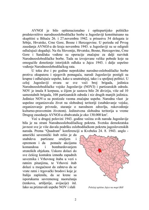Zgodovinska fotografija Jajca in 2. zasedanja AVNOJ