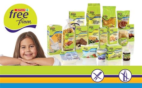 infografika o prednostih linije Spar Free From (brez glutena, bio, brez aditivov)