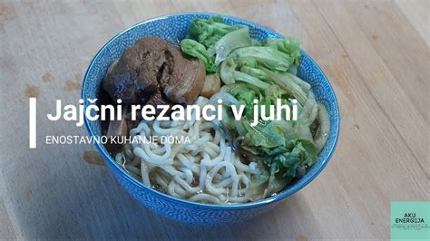 skuhani rezanci v juhi