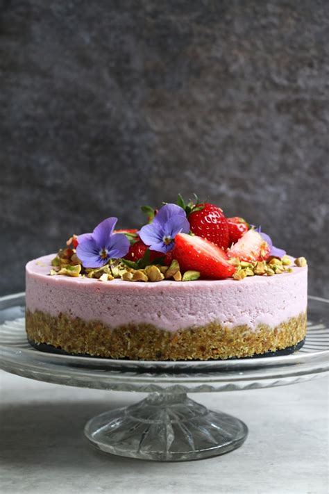 Photo of a vegan raw cake