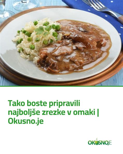 Fotografija zrezkov v omaki
