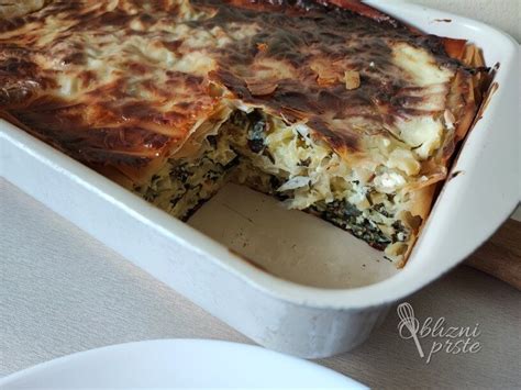 pečena slana pita v pekaču