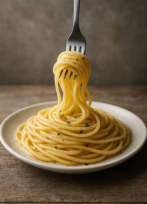 Prikaz teksture al dente rižote na vilicah