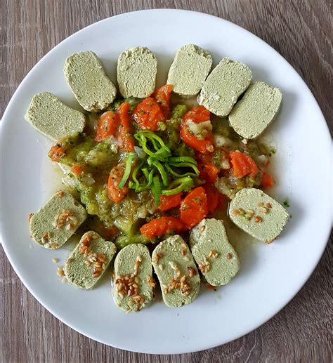 narezan veganski tofujček iz čičerikine moke