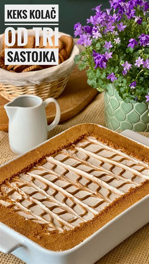 Ilustracija redosleda slaganja keksa i krema u plehu
