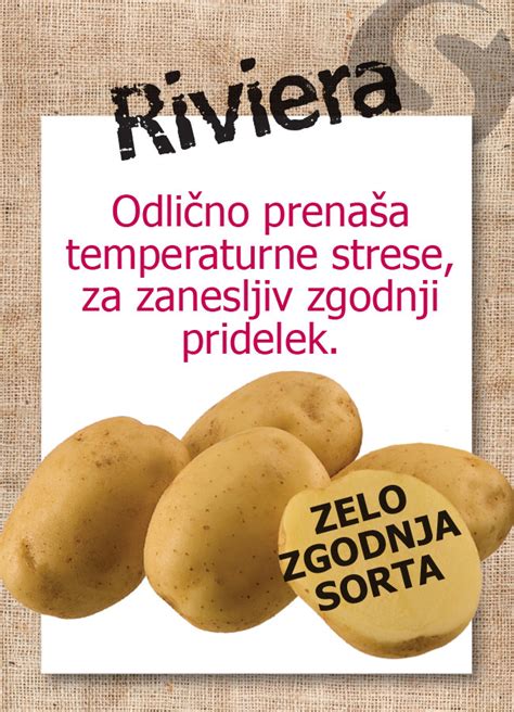infografika primerjava ključnih lastnosti zgodnjih sort krompirja