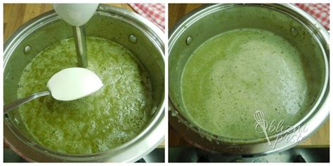 Prikaz miksanja juhe s paličnim mešalnikom