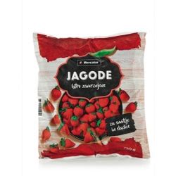 zamrznjene jagode v vrečkah za zamrzovanje