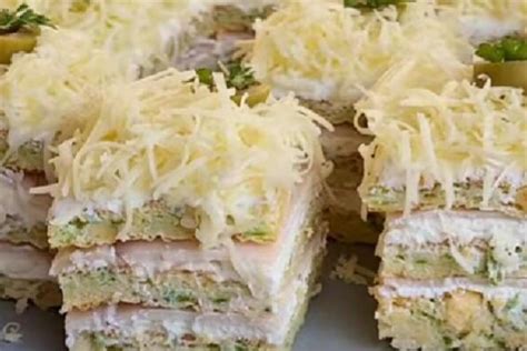 Slana torta iz toasta s tuno