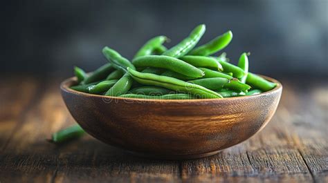 Freshly picked green beans in a bowl, ready for preparation