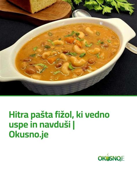 Priprava pašte fižol po receptu Sanje Sirk