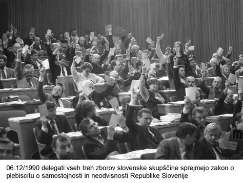 Fotografija: zgodovinska infografika o osamosvojitvi Slovenije in uvedbi tolarja leta 1991