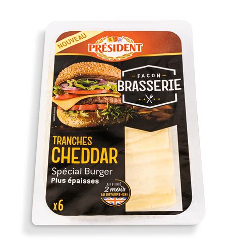 Rezine sira Président cheddar na burgerju