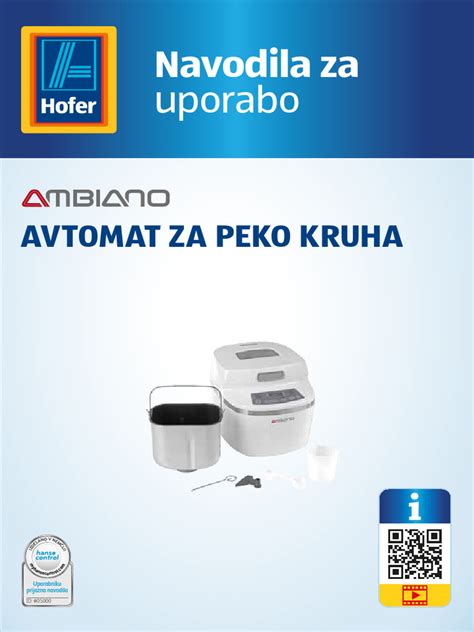 ilustracija sodobnega avtomata za peko kruha