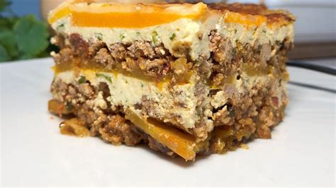 zloženka iz buče, mesne omake in rikote