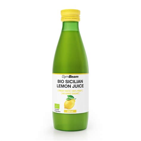 svež ekološki limonin sok in lupinica