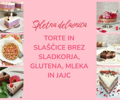 Fotografija kosa torte brez jajc, glutena in sladkorja