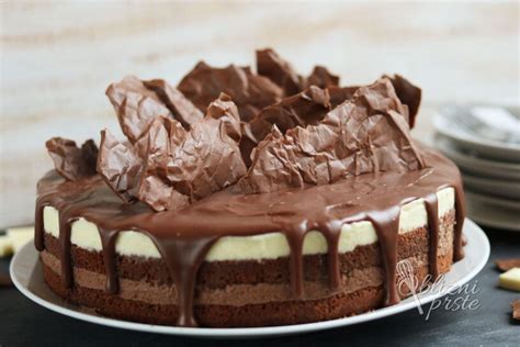 Finalni izgled Kranč torte s čokoladno glazuro in kosmiči