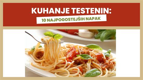 fotografija okusno pripravljenih testenin z omako