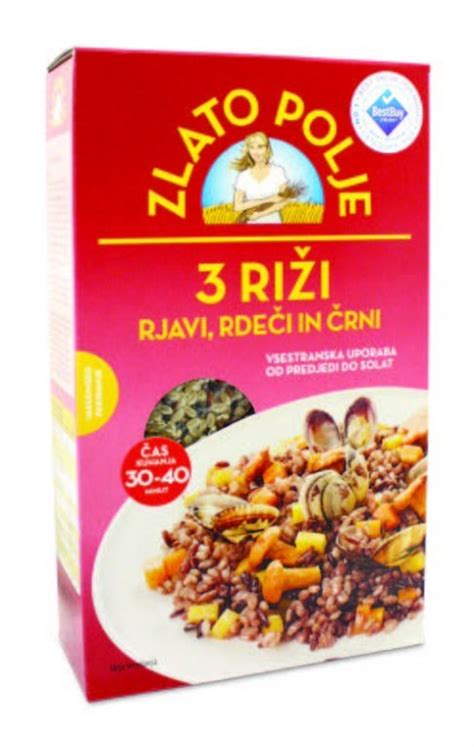 Mešanica rjavega in divjega riža