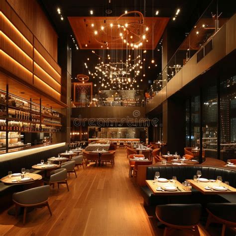 Interior photo of the restaurant with a pleasant atmosphere