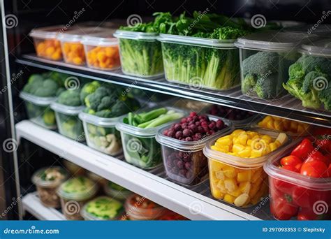 Thematic photo of various pre-cooked vegetables in containers