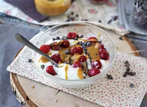 Fotografija: skyr s sadjem