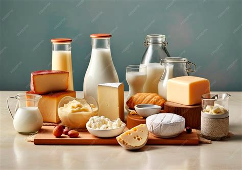 Thematic photo of LCHF-friendly dairy products like full-fat cream, butter, and cheese