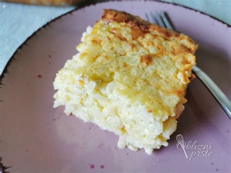 pečen rižev narastek z zlato skorjico