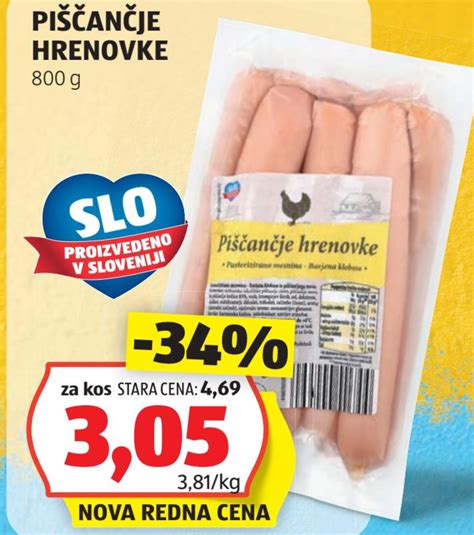 Pakiranje piščančje posebne salame 1 kg