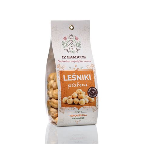 Praženi in olupljeni lešniki