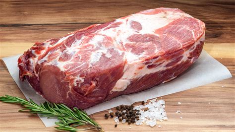 Thematic photo of a whole pork shoulder