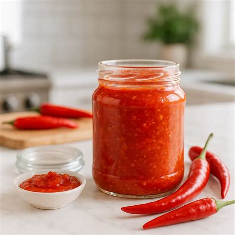 Ilustracija svežih rdečih paprik, pripravljenih za peko