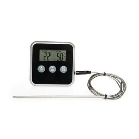 Digitalni termometer za meso med peko