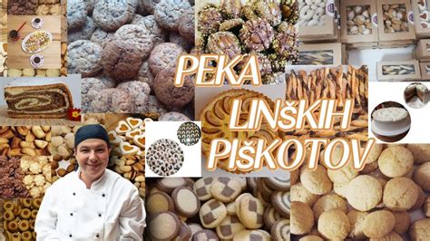 Različne oblike linških piškotov